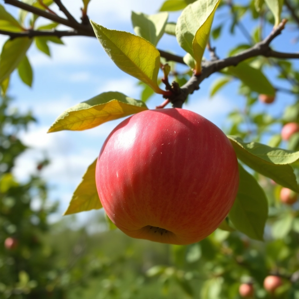 iPhone AI Apple On Tree Luxury Background Copyright-Free Photo